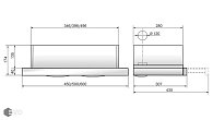 Вытяжка Elikor Интегра GLASS 60П-400-В2Л бежевое 1013/стекло бежевое (фото 4)