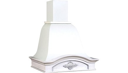 Viaona Cappe Лилия 60 с декором руджери inca 900 белый муар1