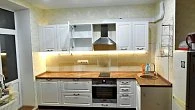 Угловая кухня неоклассика Лонгфорд пленка/МДФ РЯ180410 (фото 3)