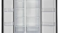 Холодильник Hyundai CS6503FV белое стекло (фото 3)