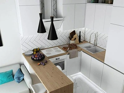 П-образная кухня: особенности планировки и дизайн