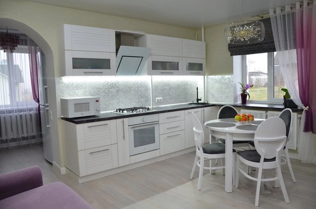 Дизайн кухни гостиной 20 кв м: фото современных интерьеров | натяжныепотолкибрянск.рф