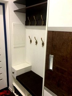 Прихожая с сиденьем, фасады МДФ