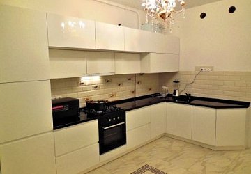 Угловая кухня модерн эмаль/МДФ РД17092