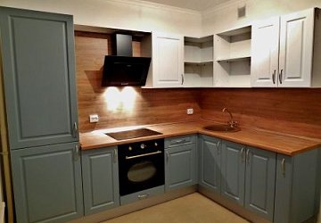 Угловая кухня классика пленка/МДФ