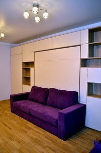 Стенка в детскую, шкафы распашные, с диваном